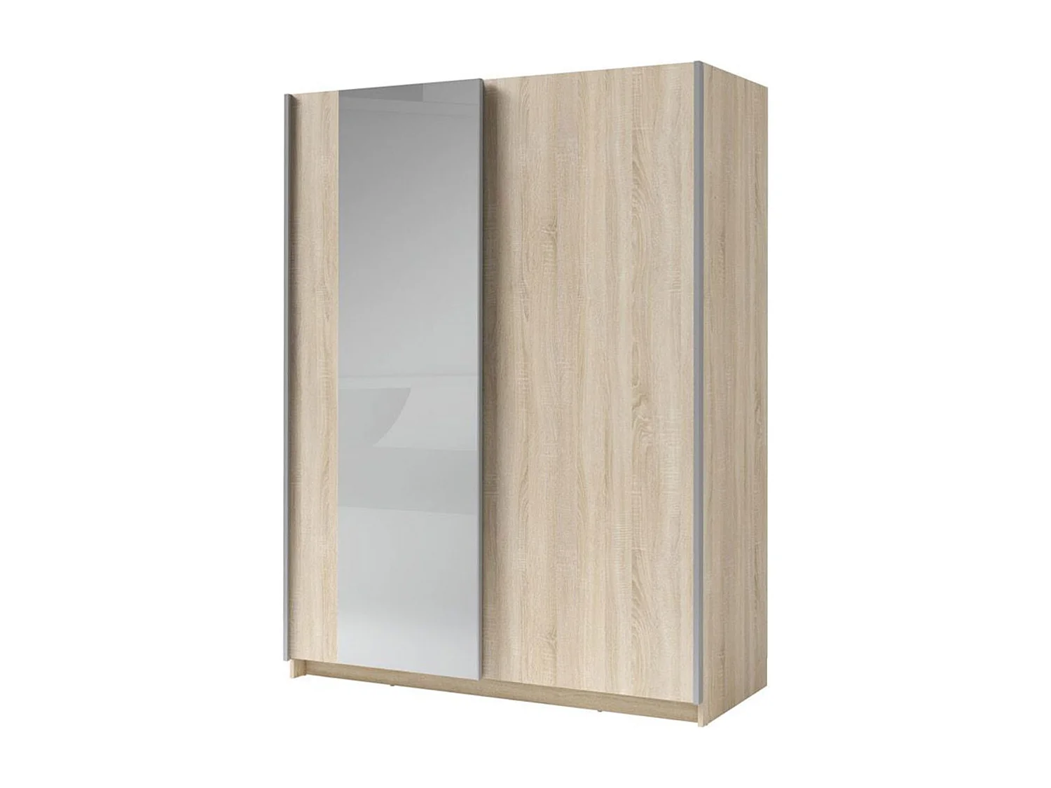 SCHWEBETÜRENSCHRANK Gozo Sonoma Eiche / Spiegel 150 / 62 / 198cm