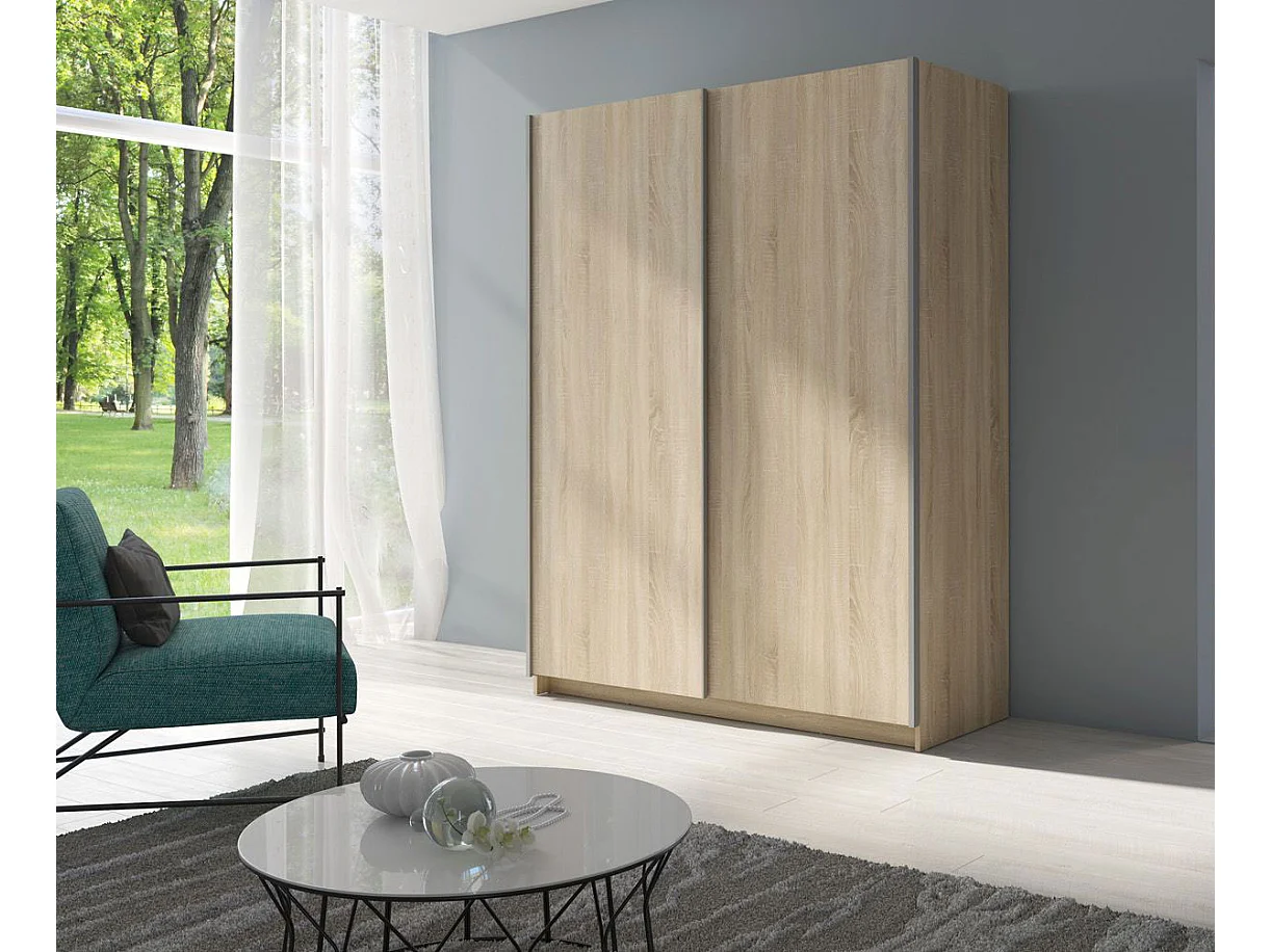 SCHWEBETÜRENSCHRANK Gozo Sonoma Eiche 150 / 62 / 198cm