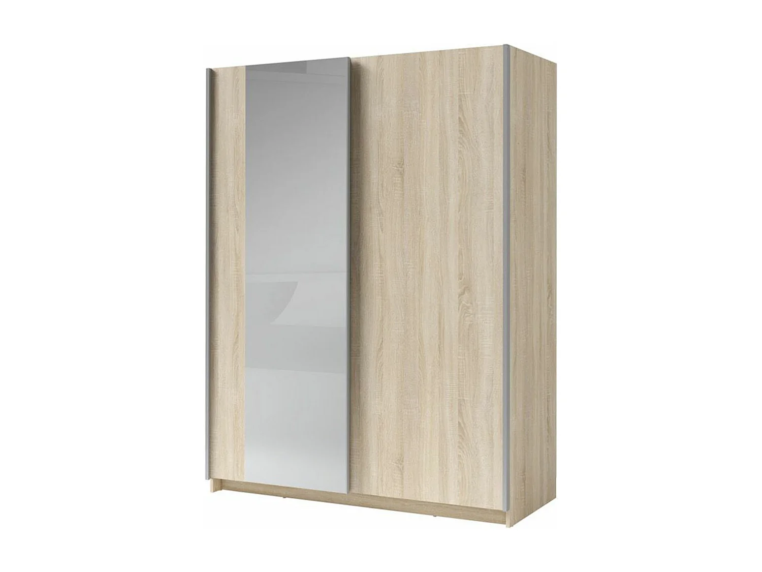 SCHWEBETÜRENSCHRANK Gozo Sonoma Eiche / Spiegel 180 / 62 / 198cm