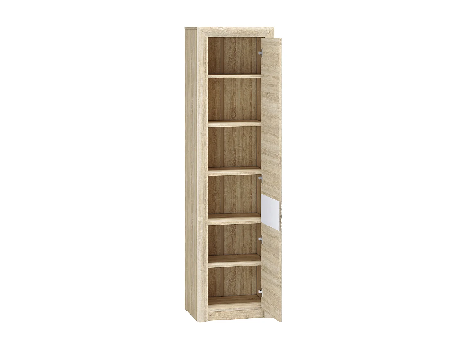 STAURAUMSCHRANK Castel Sonoma Eiche hell / Sonoma Eiche Trüffel 55 / 43 / 201cm