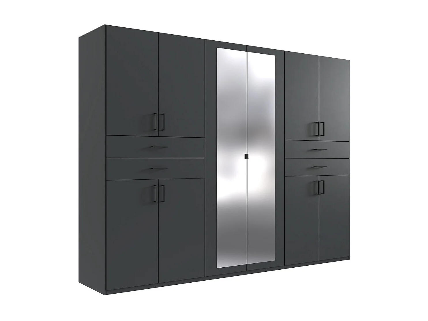 KLEIDERSCHRANK Taiga Graphit 270 / 58 / 210cm