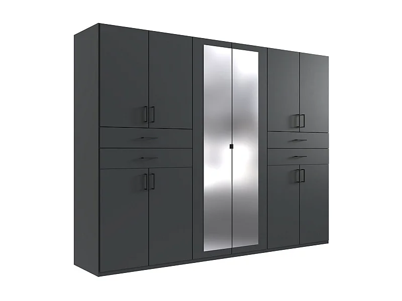 KLEIDERSCHRANK Taiga Graphit 270 / 58 / 210cm