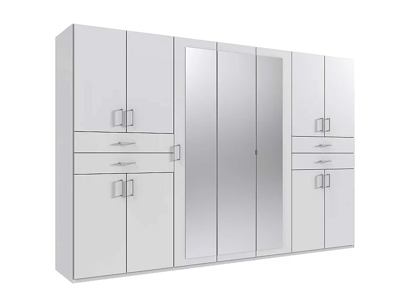 KLEIDERSCHRANK Taiga Weiß 313 / 58 / 210cm