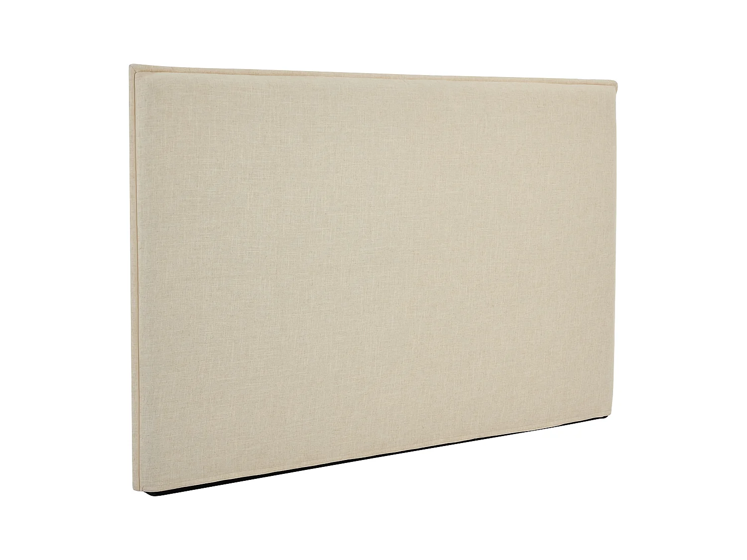 Tête de lit déhoussable 150 cm - Coton et lin - Beige - TAHIME