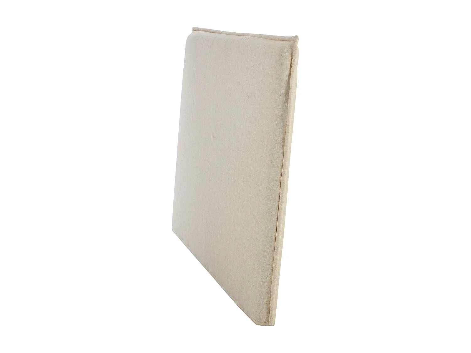 Tête de lit déhoussable 150 cm - Coton et lin - Beige - TAHIME