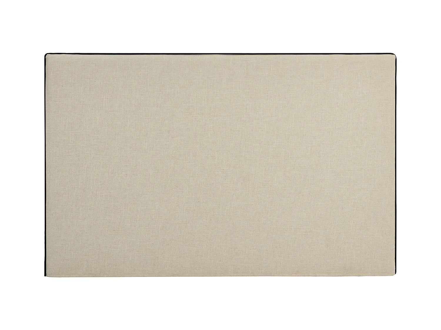 Cabecero desenfundable de 170 cm - Algodón y lino - Beige y negro - CHESMA