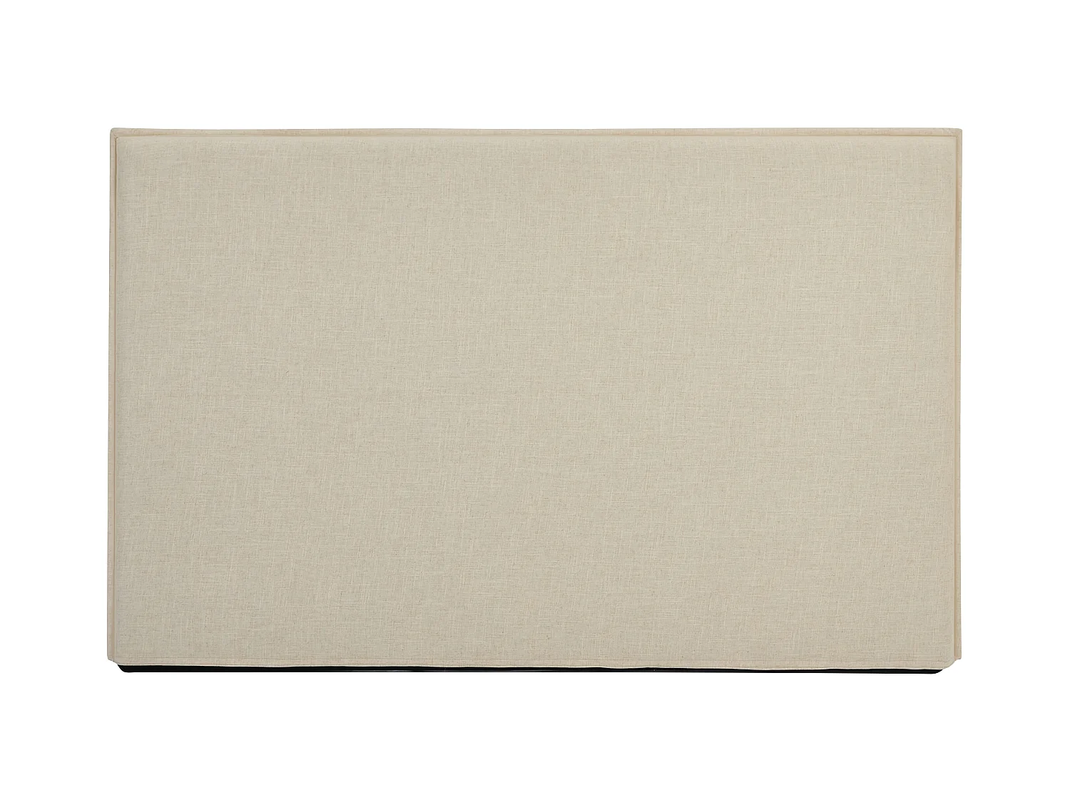 Tête de lit déhoussable 170 cm - Coton et lin - Beige - TAHIME