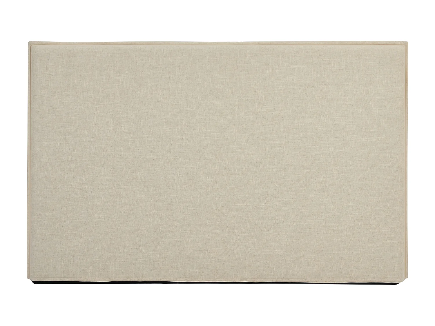 Hoofdbord met afneembare hoes 170 cm - Katoen en linnen - Beige - TAHIME