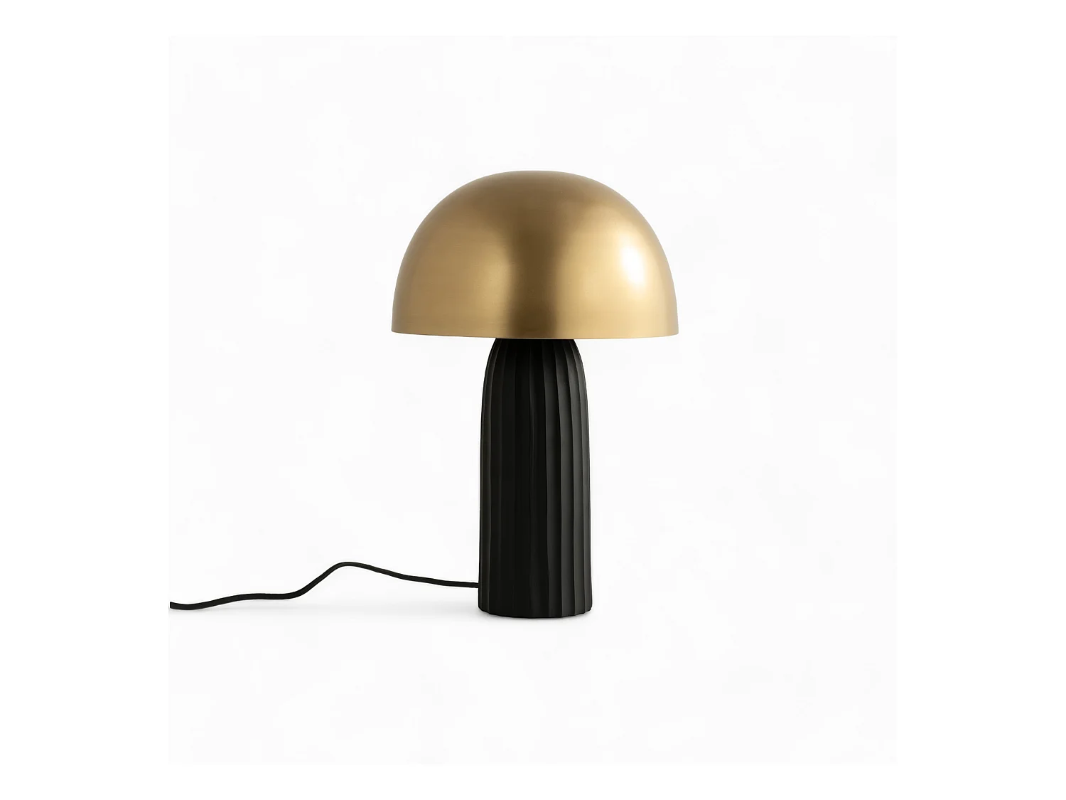 Lampe en métal noir et doré - Joy