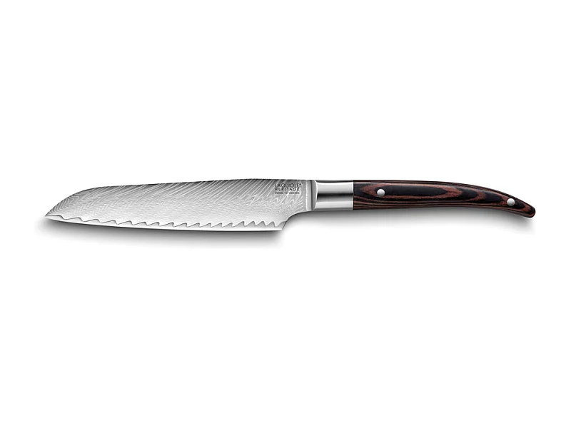 Couteau santoku laguiole expression damas 18 cm