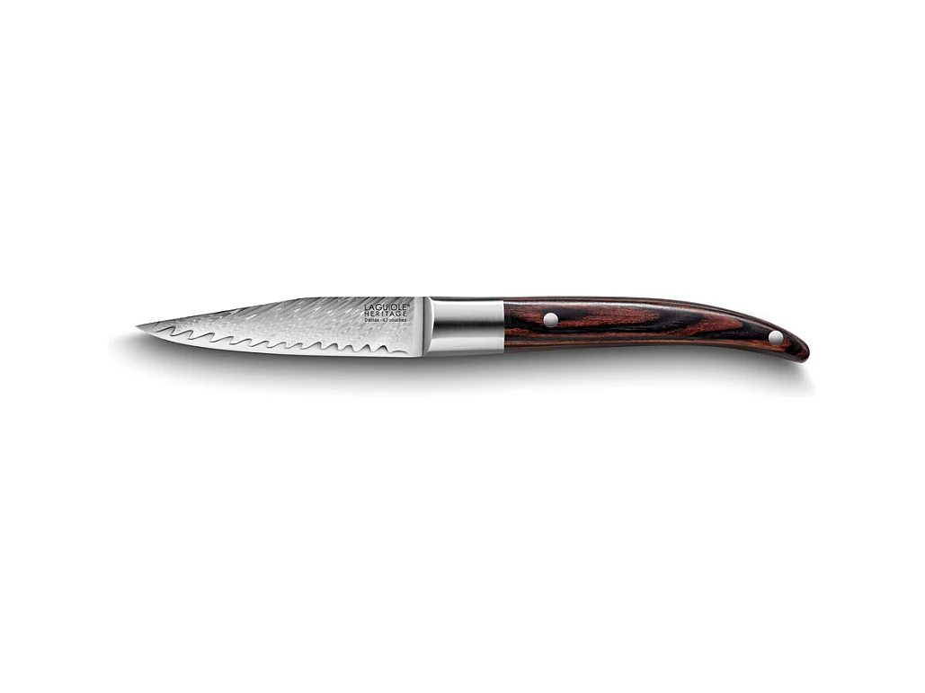 Couteau d'office laguiole expression damas 9 cm