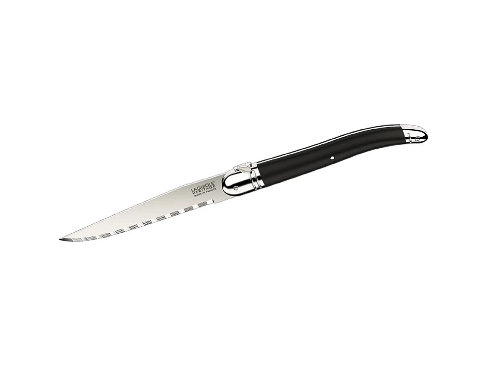 Coffret de 6 couteaux laguiole France graphite noir