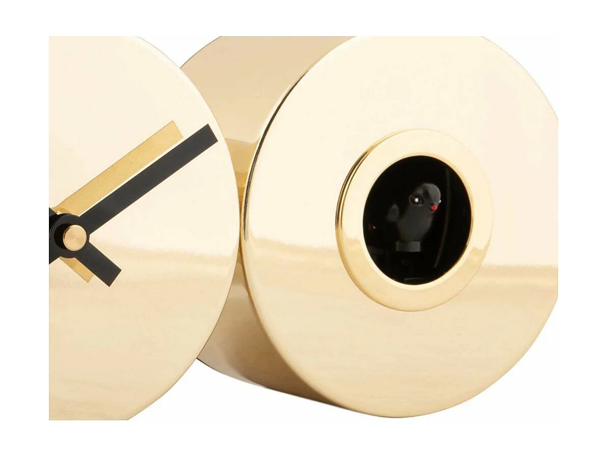 Horloge à poser en métal Duo Cuckoo