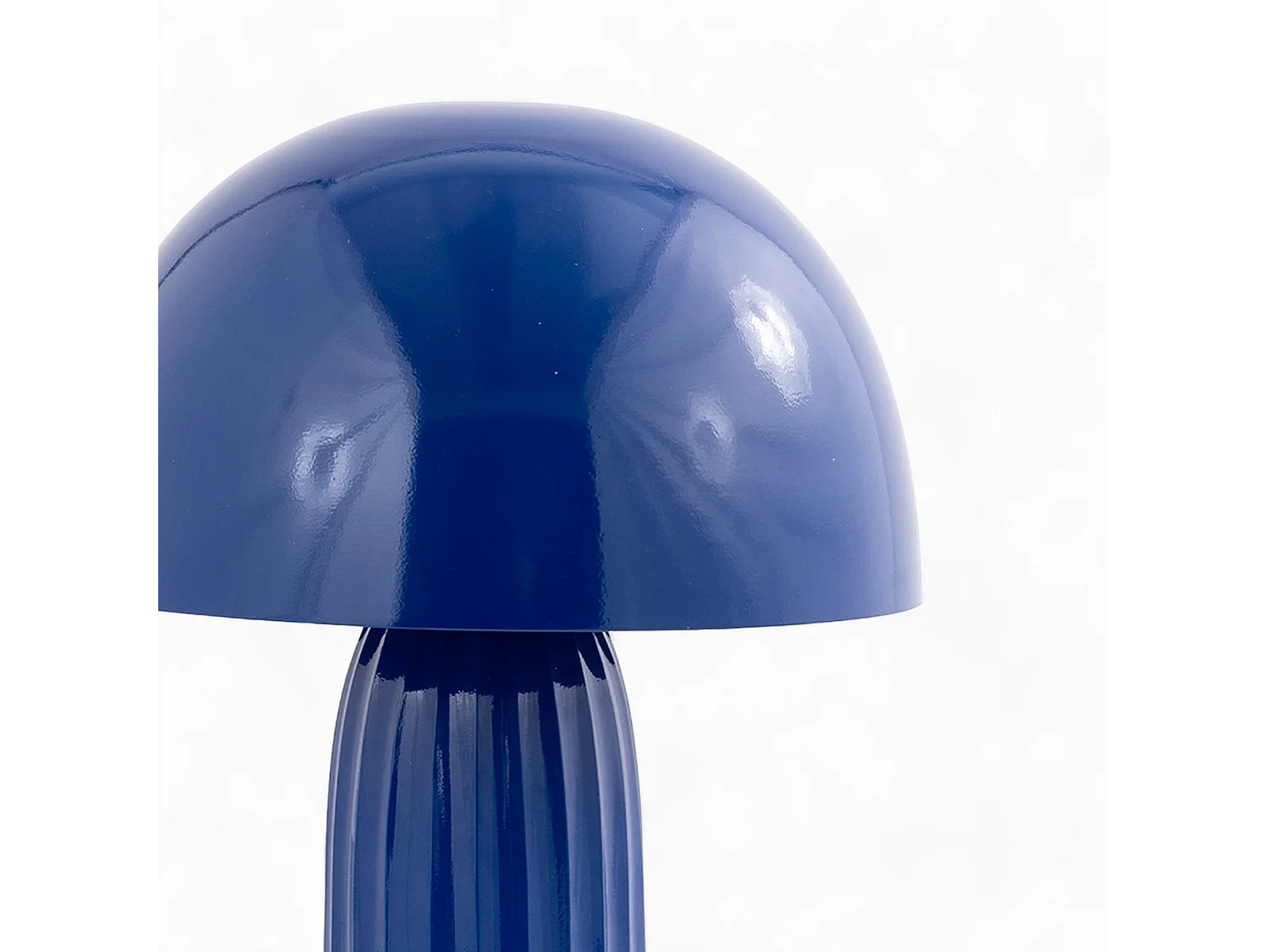 Lampe à poser en métal bleu foncé - Joy