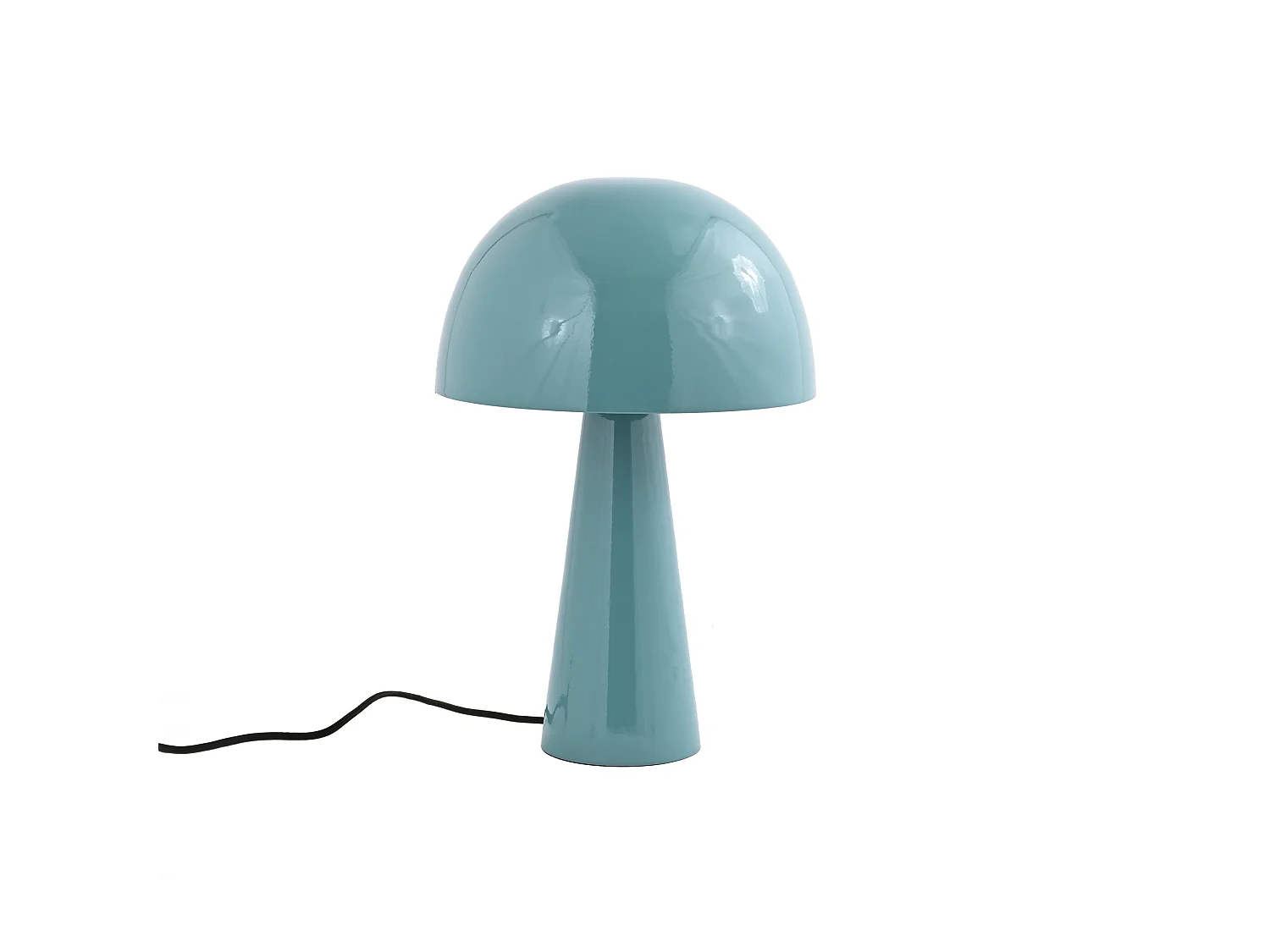 Lampe à poser en métal bleu clair - Livia
