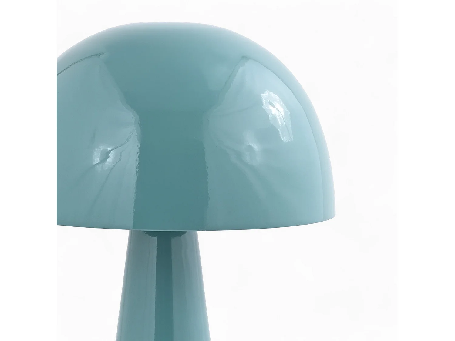 Lampe à poser en métal bleu clair - Livia