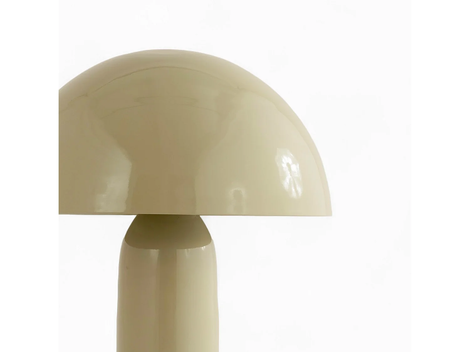 Lampe à poser en métal gris argile - Enaïs