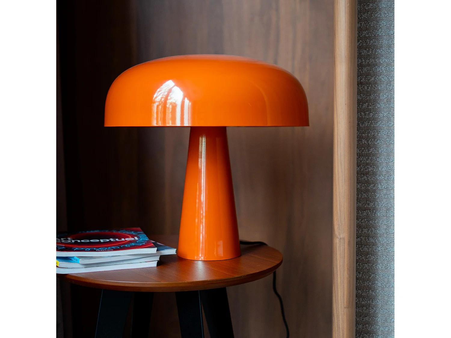 Lampe en métal orange - Livia