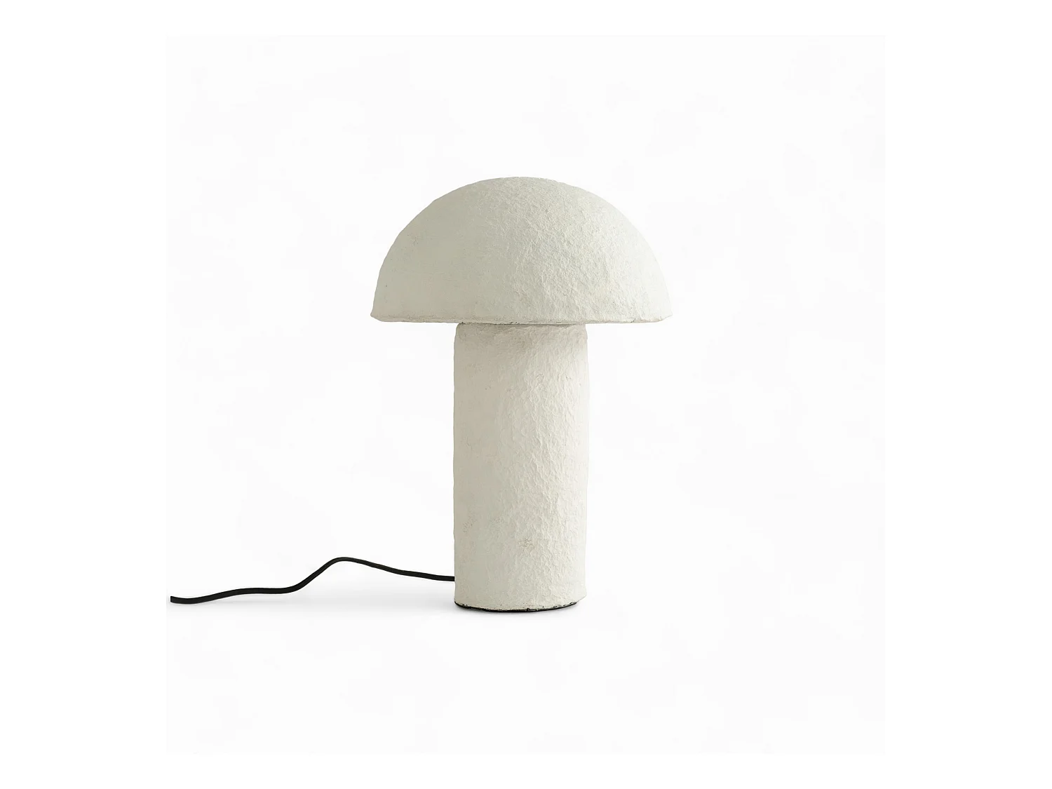 Lampe champignon en papier blanc - Poesia