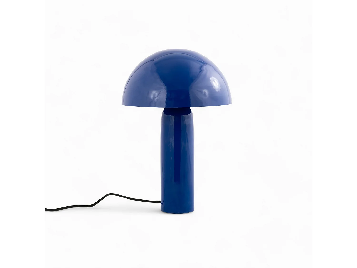 Lampada da tavolo in metallo blu scuro - Enaïs