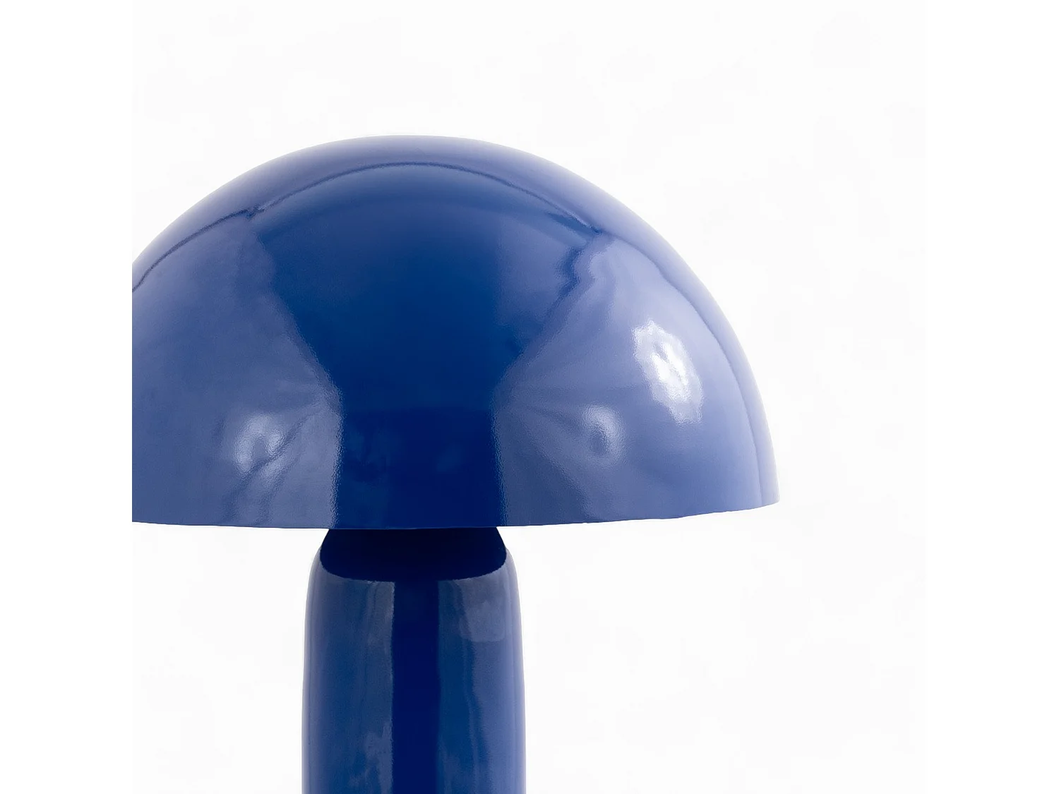 Lampada da tavolo in metallo blu scuro - Enaïs