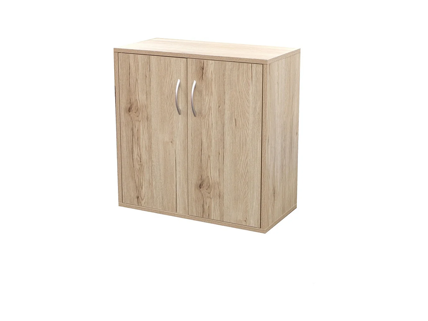 Schoenenkast 3 schappen met 2 deuren - 60x30xH60 cm, sonoma eiken kleur - Collectie SONORIA
