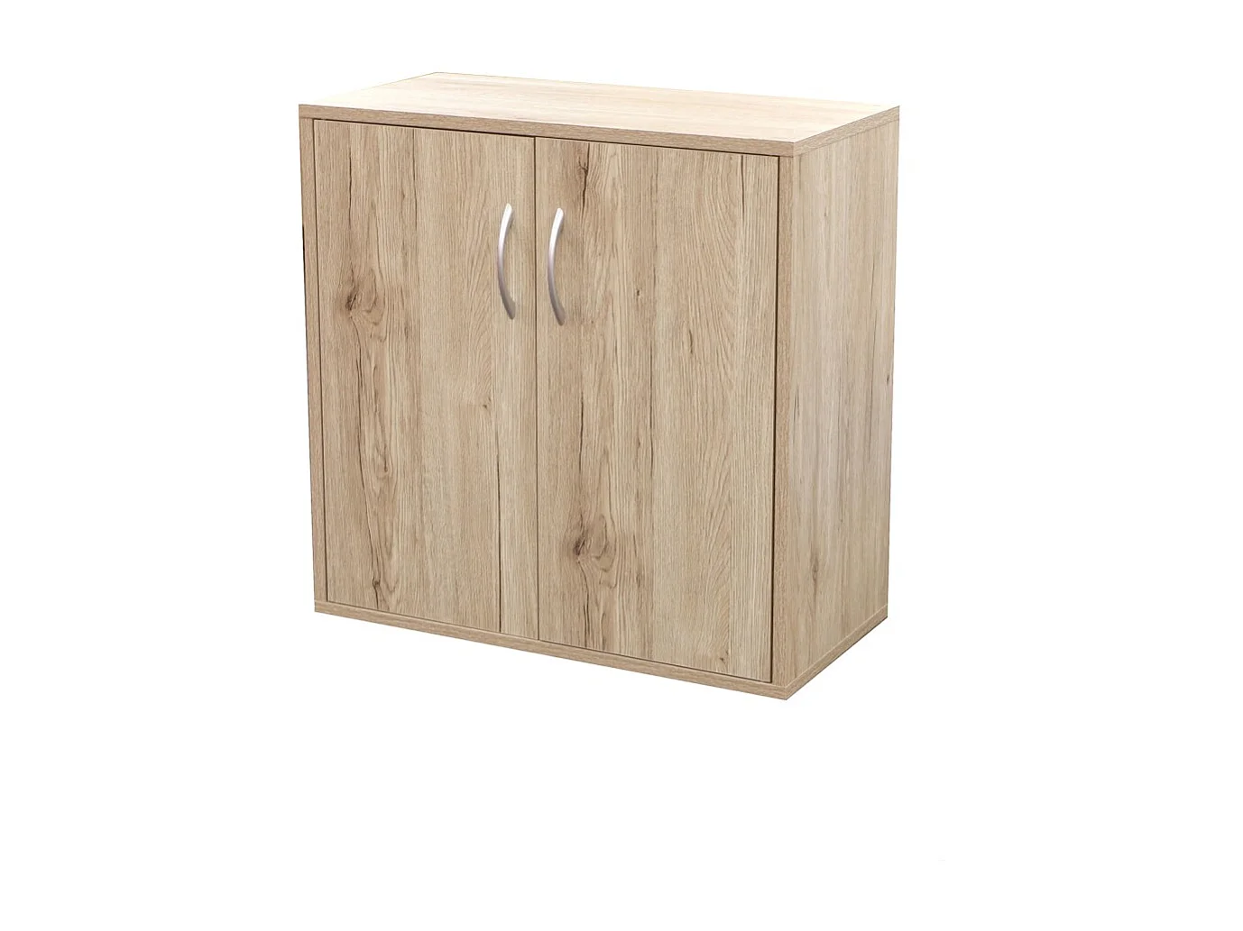 Schoenenkast 3 schappen met 2 deuren - 60x30xH60 cm, sonoma eiken kleur - Collectie SONORIA
