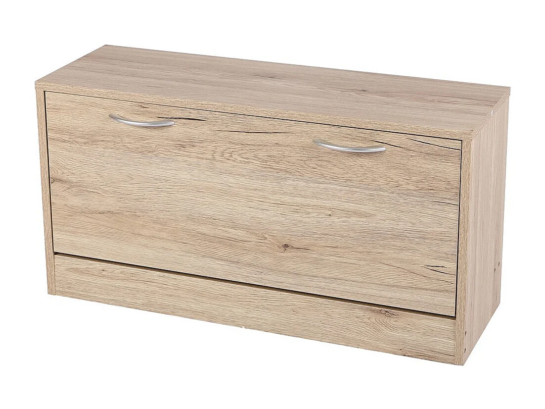 Schoenenkast met 1 deur - 80x27xH42 cm, sonoma eikenkleur - Collectie SONORIA