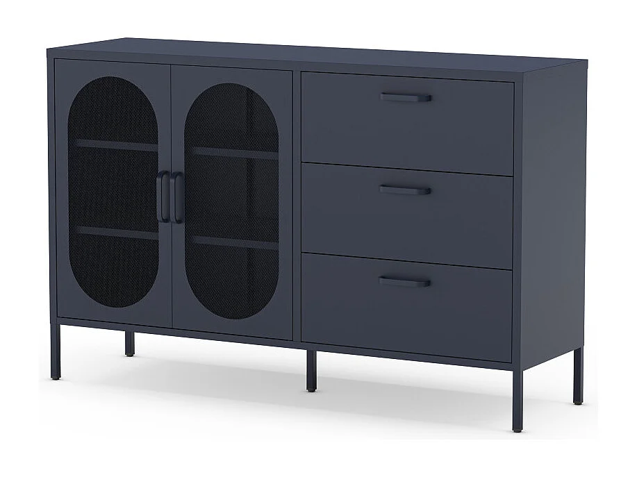 Dressoir Diora - 140x40x90cm - Blauw