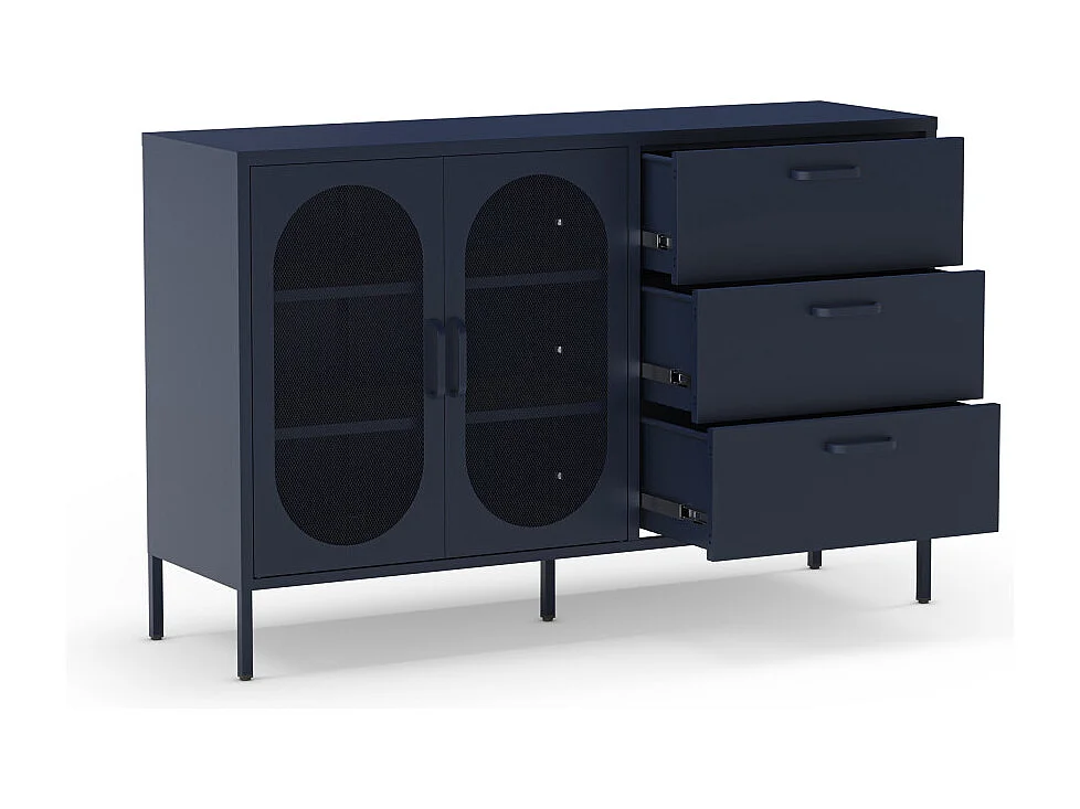 Dressoir Diora - 140x40x90cm - Blauw