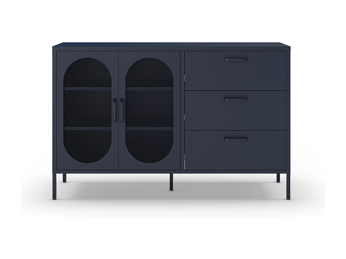 Dressoir Diora - 140x40x90cm - Blauw