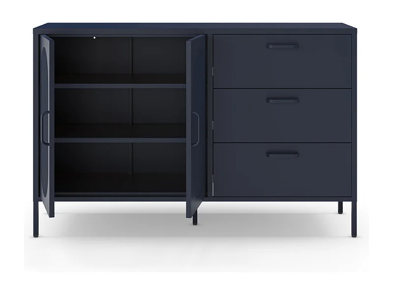 Dressoir Diora - 140x40x90cm - Blauw