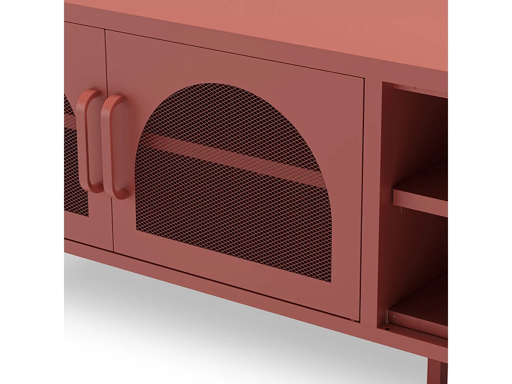 Tv-meubel Diora - 160x35x50cm - Bruin