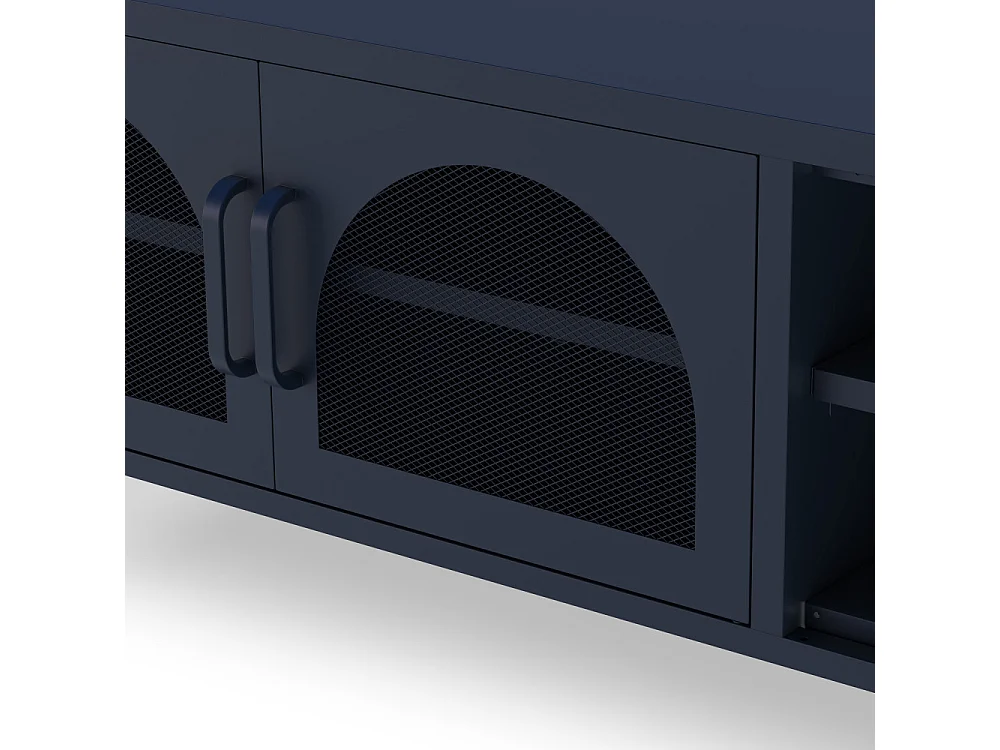 Tv-meubel Diora - 160x35x50cm - Blauw