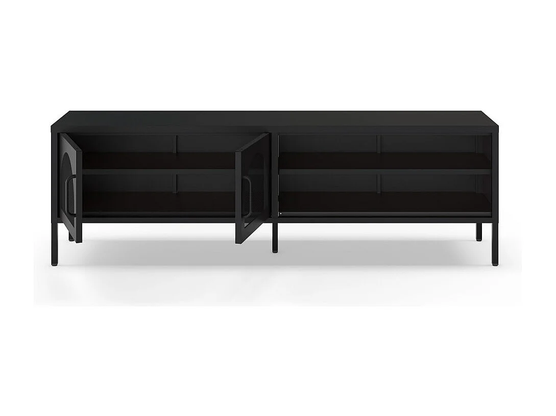 Tv-meubel Diora - 160x35x50cm - Zwart