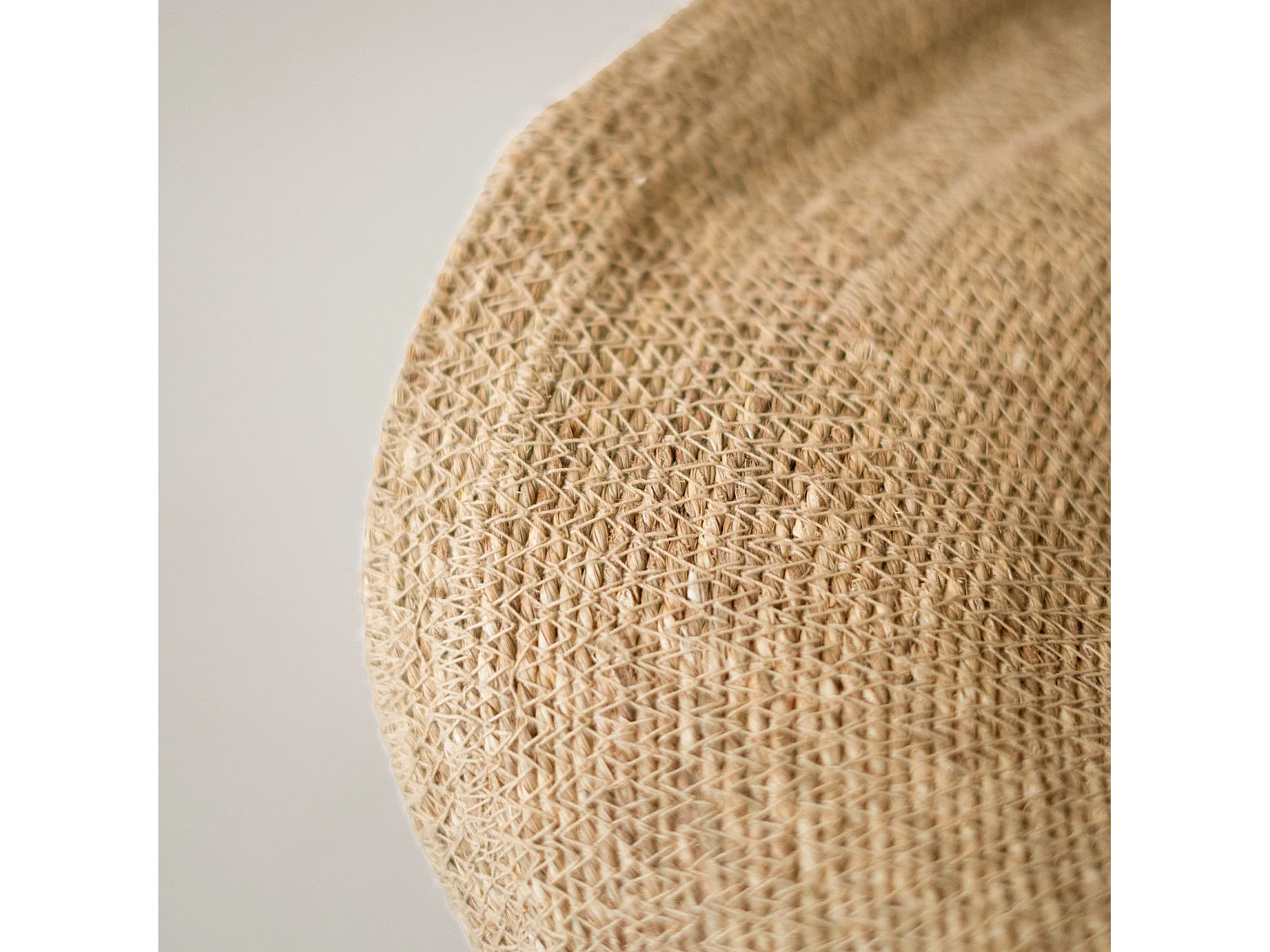 Sospensione in materiale naturale e metallo D91 cm - Maho