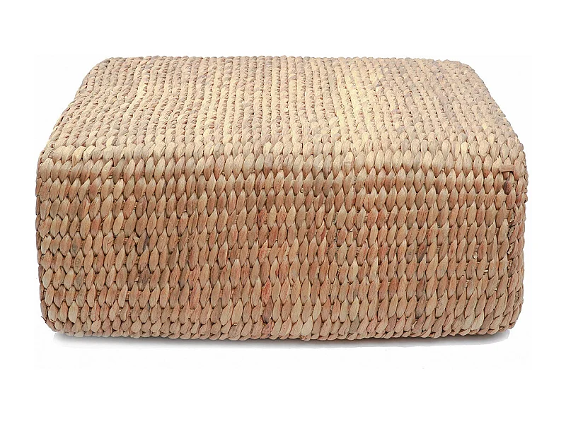 Le Pouf Carré Jacinthe - Naturel - M