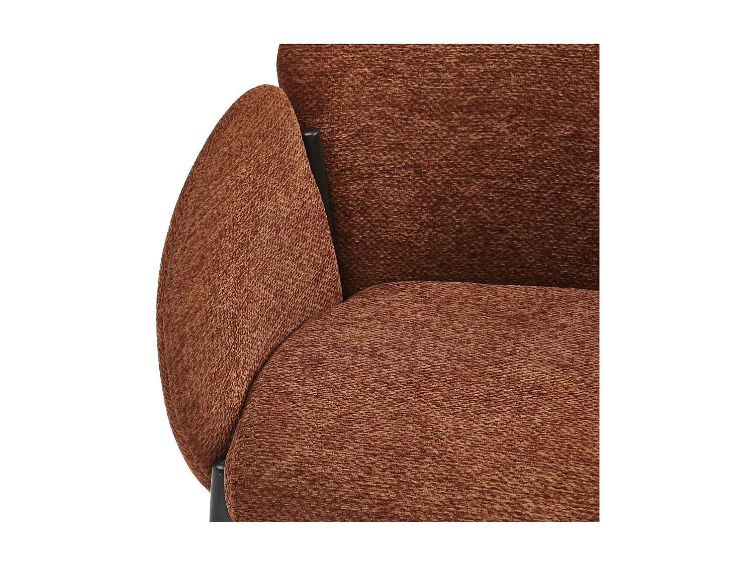 CANDICE-Chaise en tissu Luxury Terracotta (x2)