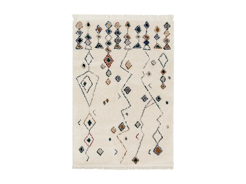 Geral - Tapis d'inspiration berbère -  Multicolore - 200x290cm