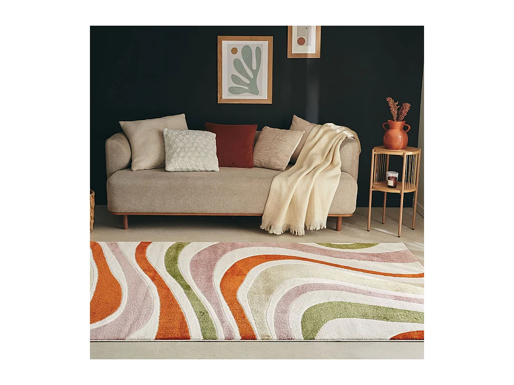Pixel - Tapis contemporain -  Multicolore - 160x230cm