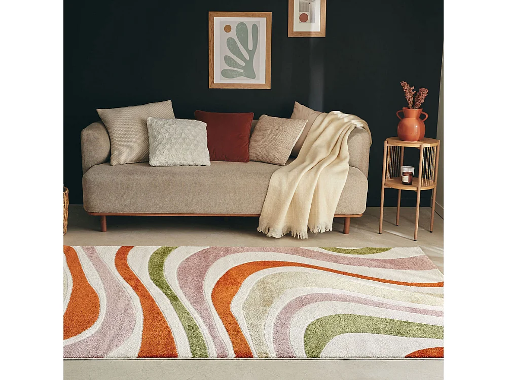 Pixel - Tapis contemporain -  Multicolore - 160x230cm