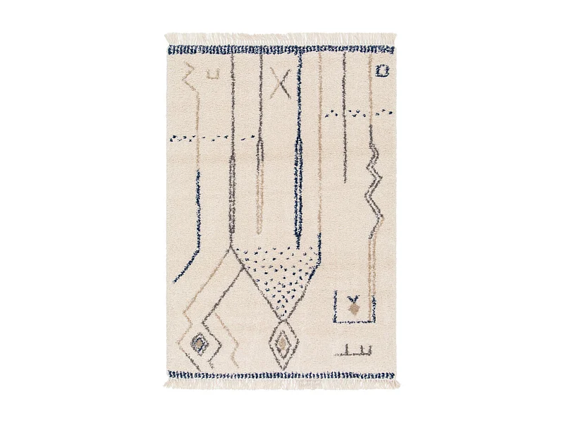 Runa - Tapis d'inspiration berbère -  Multicolore - 160x230cm