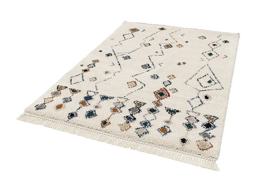 Geral - Tapis d'inspiration berbère -  Multicolore - 120x170cm