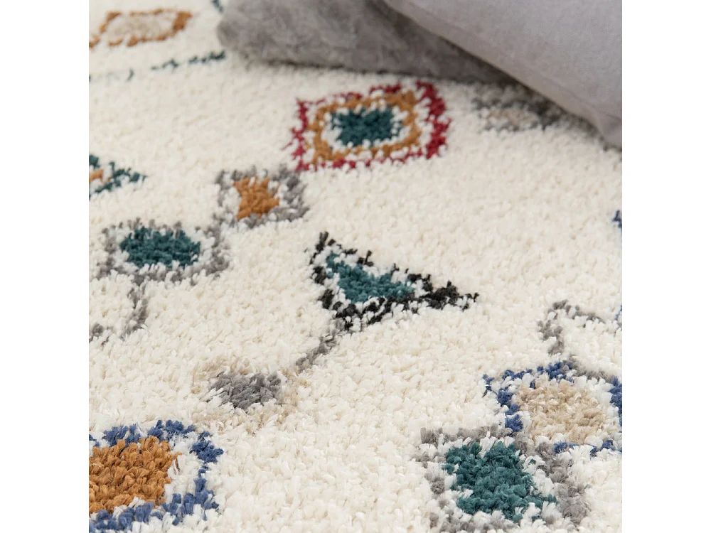 Geral - Tapis d'inspiration berbère -  Multicolore - 120x170cm