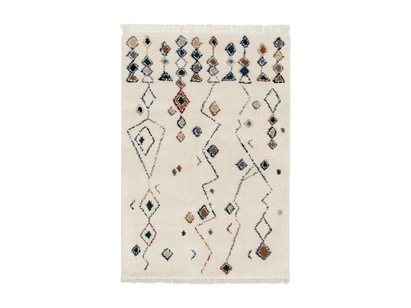 Geral - Tapis d'inspiration berbère -  Multicolore - 160x230cm