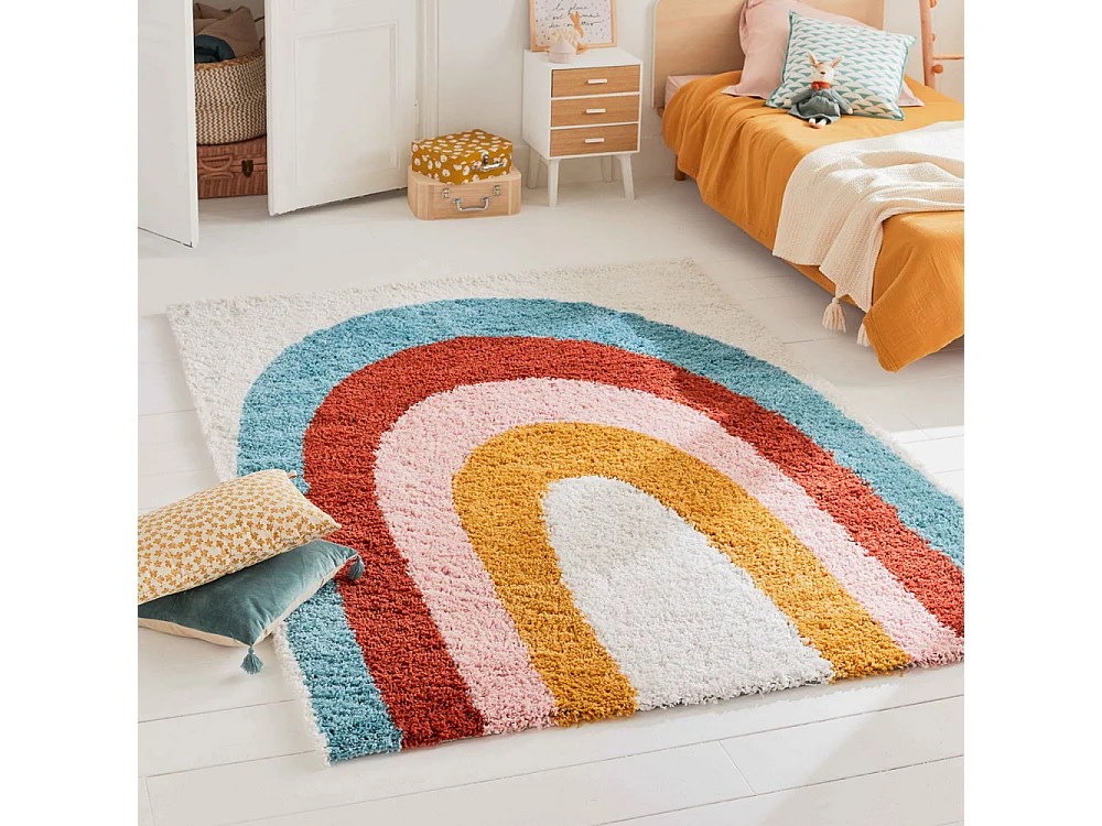 Tutti - Tapis à motif arc-en-ciel -  Multicolore - 160x230cm