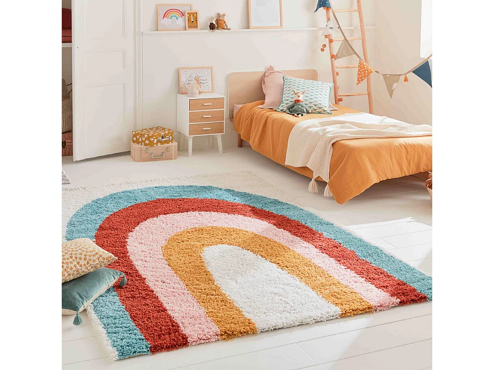 Tutti - Tapis à motif arc-en-ciel -  Multicolore - 160x230cm