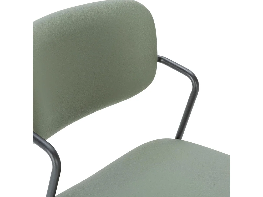 Lot de 2 chaises avec pieds en métal noir L49 cm - MAIKA