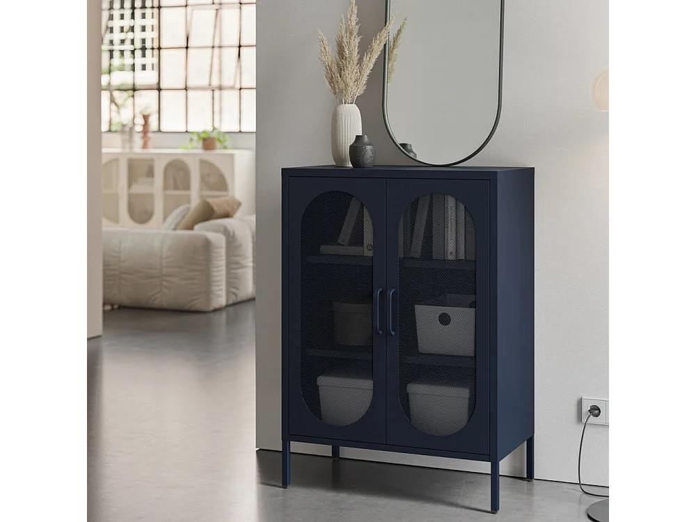 Kast Diora - 70x40x100cm - Blauw