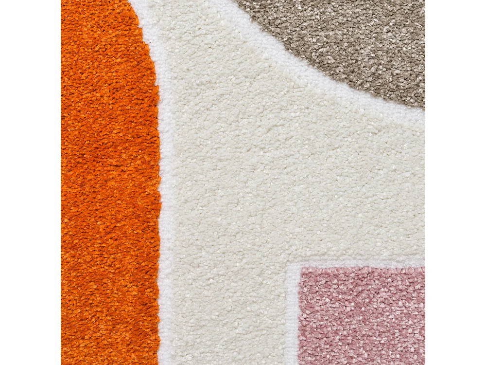 Zenith - Tapis contemporain à motif géométrique -  Multicolore - 200x290cm